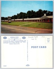 Gardner-Lee Motel Martinsville VA Postcard 1963 US Route 220 Vintage Dexter picture