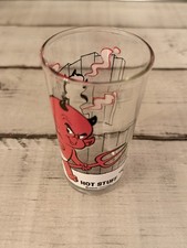 VINTAGE 1970'S HOT STUFF PEPSI DRINKING GLASS - HARVEY CARTOONS picture