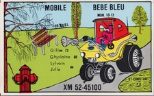 QSL Card Vintage Amateur Ham Radio  Custom Funny Art picture