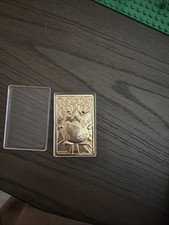 Pokemon Burger King Vintage 23K Gold Plated Card Poke Ball Togepi Design picture