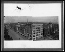 Pittsfield Mass North Street from the Park c1906 Streetview Church Shops picture