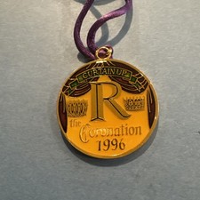 1996 the Mystic Krewe of Renaissance Cloisonne Doubloon - Mardi Gras picture