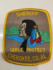 Older Cherokee County Sheriff State Alabama AL Indian Head picture