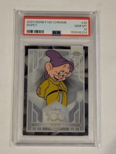 2023 Topps Chrome Disney 100 #39 Dopey PSA 10 picture