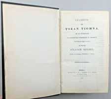 1827 Leabhuir an Tsean Tiomna Gaelic Old Testament Bible Rebound Hardcover 1306p picture