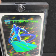 Impel 1990 Marvel Universe Hologram Cards MH3 Silver Surfer Hologram LE picture