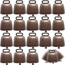 18PCS Cow Horse Sheep Grazing Copper Bells Small Brass Bells Cattle Goat picture