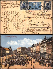 Yugoslavia - Serbia Croatia - Zagreb - 1924 Vintage Postcard, Stamps picture