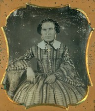 Matilda Lobdell Canastota, NY (Madison County) Civil War Vet Wife Daguerreotype picture