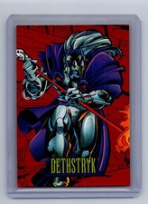1993 SkyBox Marvel Universe #8 Dethstryk Red Foil 2099 picture
