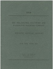 The Philadelphia, Baltimore & Washington Railroad Company 1919 Annual Report 4th picture