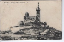 Postcard Marseille / Basilique de N D de la Garde - 1911 picture