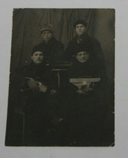 1927 vintage photo antique Ussr Russian Soviet officials shiny portfolios picture