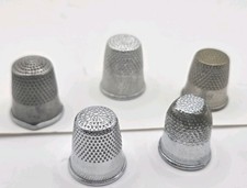 Thimbles Lot Of 5 Vintage 80s  picture