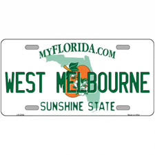 West Melbourne Florida Metal Sign picture