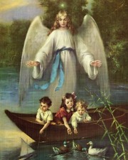 Catholic print picture- GUARDIAN ANGEL 76 - 8