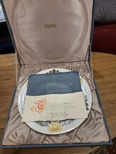 Spode Royal Air Force 50th Anniversary commemorative plate, # 1648 of 5,000 1968 picture