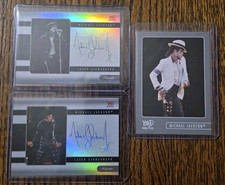 (3x) 2025 Keepsake BAD World Tour Michael Jackson Platinum SP's #/15 🔥 picture
