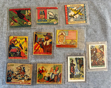 1930-40s Vintage Non-Sport Card Lot of 10 Goudey Indian Gum WWII Pirates Western picture