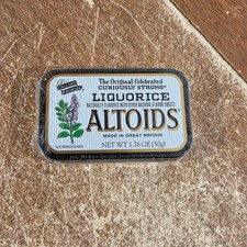 Altoids Liquorice Flavored Mints Licorice Sealed NEW Discontinued picture