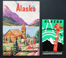 1949 Canadian National Steamships SS Prince George Alaska Travel Booklet & Menu picture