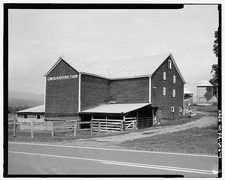 Photo:Schellsburg PA Lincoln Highway Farm Barn 1900s Rural Farmhouse picture