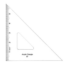 Coopay 6 Inch Drafting Triangle 45/90 Degree picture