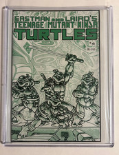 Teenage Mutant Ninja Turtles #4 Mirage Studios 1985 Eastman Laird 1st Print picture