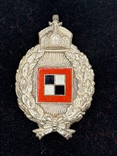 WWI PRUSSIAN GERMAN OBSERVER BADGE JUNCKER DISTRIBUTION SCREW-BACK PILOT RARE picture