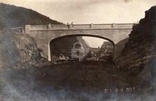 c1910 NJ NY DL&W Lackawanna Cut-Off Train Bridge RPPC Photo Postcard Copy picture