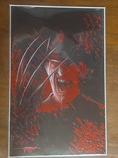 Freddy Krueger Embossed Bloody Spot Foil Limited To 150 By Gorkem Demir picture