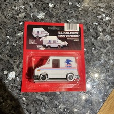 J.S.N.Y. U.S. Mail Truck Stamp Dispenser With Moisturizing Sponge New USPS Post picture