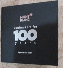 MONTBLANC Soulmakers for 100 years (Special Edition) catalog (NEW) picture