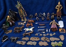 LOTR Lord of the Rings 2003 2004 Figure Lot 40+ Ringwraiths Horses Accessories picture