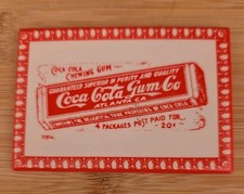 Vintage Coca-Cola Gum Co Pocket Mirror 1904 Advertising Design Reproduction picture