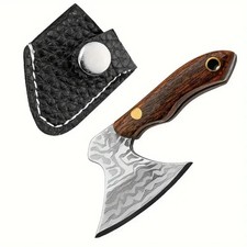 Mini EDC Small Axe Stainless Steel Portable Key Chain, Compact Pocket Hatchet De picture