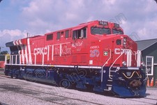 Original Slide- CPKC ET44AC 7626 FRESH 250 America At Spencer,NC 8/26 picture