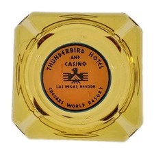 Vintage Marketing Ashtray / Thunderbird Hotel & Casino / Las Vegas Nevada NV picture