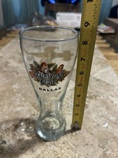 Vintage 1990s Rainforest Cafe Dallas Pilsner Glass 8.5” 1990s Nostalgia Souvenir picture