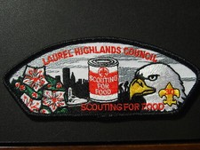 Laurel Highlands Council - Scouting for Food; 30th Anniversary picture