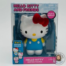 Hello Kitty & Friends 🩵🩷 Nesting Figures 3pcs Jazwares Sanrio NIB Kawaii Gift picture