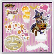 Digimon Acrylic Stand & Panel Hikari Yagami & Tailmon 3D Limited Base picture