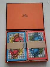 Unused HERMES Playing Cards 2 Decks France Horse picture