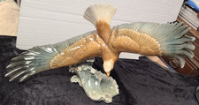 Vintage Hutschenreuther Selb Large Porcelain Flying Sea Eagle Hans Achtziger picture