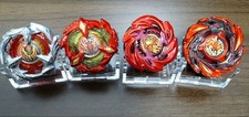 Beyblade X Phoenix 4 Top Set Red Metal Coat Collectible 15+ picture
