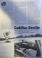 1977 Road Test Cadillac Seville illustrated picture