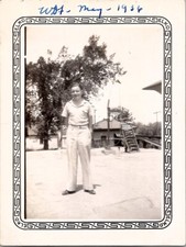 Handsome Preppy Young Teenage Boy Fashion Americana 1930s Vintage Photo picture