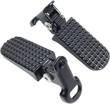 SYCOOVEN 1 Pair Mini Bike Foot Pegs, Universal Rest, black picture