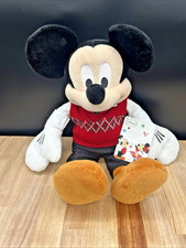 Disney Store Holiday Mickey Mouse Sweater Vest 2014 Limited Edition Plush NWT picture