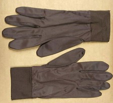 2 Pack of Reproduction WW2 Army Air Force Pilots B3-A Brown Glove Liners Large picture